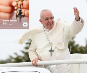 Pope Francis invites us to pray the Rosary at 7pm on October 7th for Jubilee Year